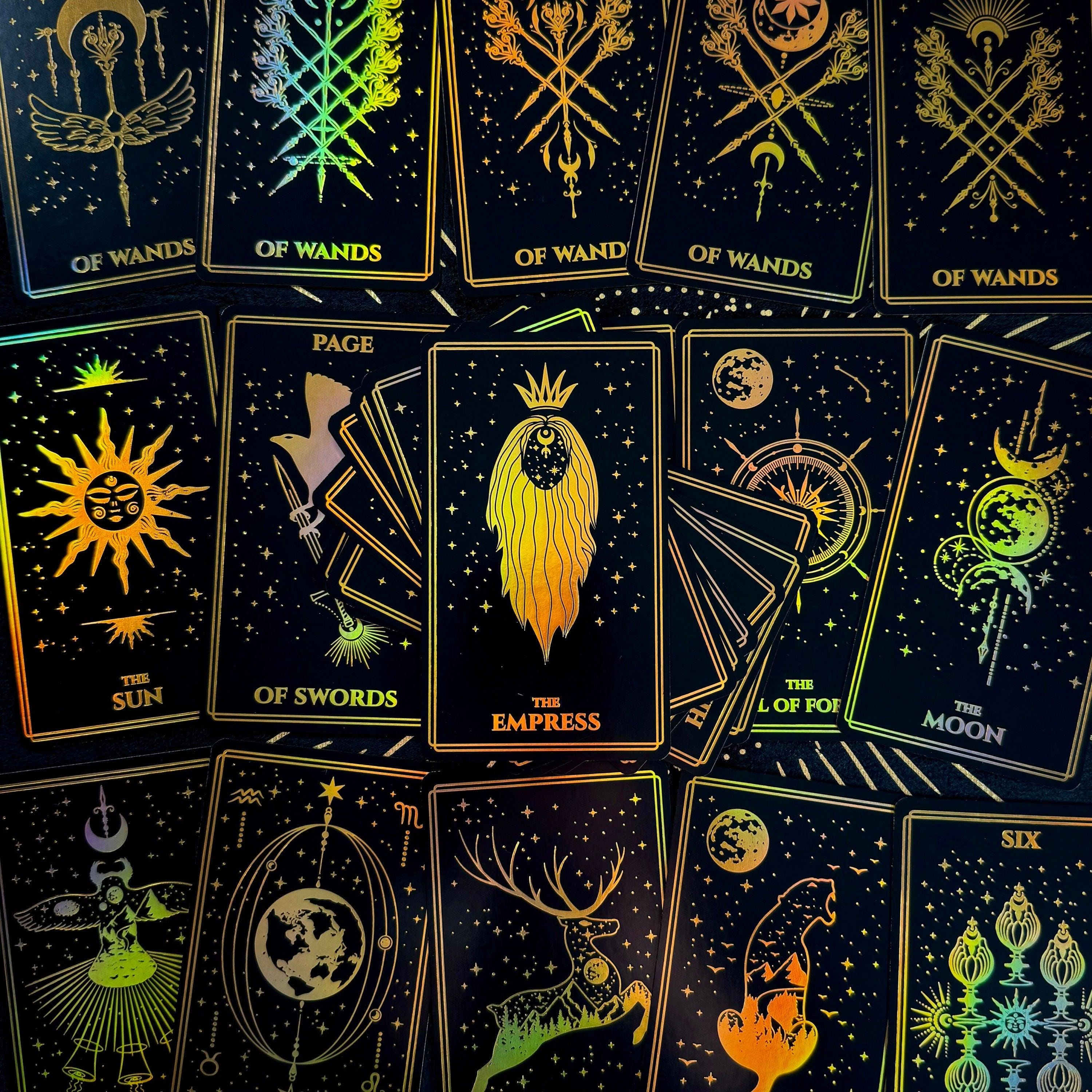 Black Mistyc Minimalistic Tarot Cards