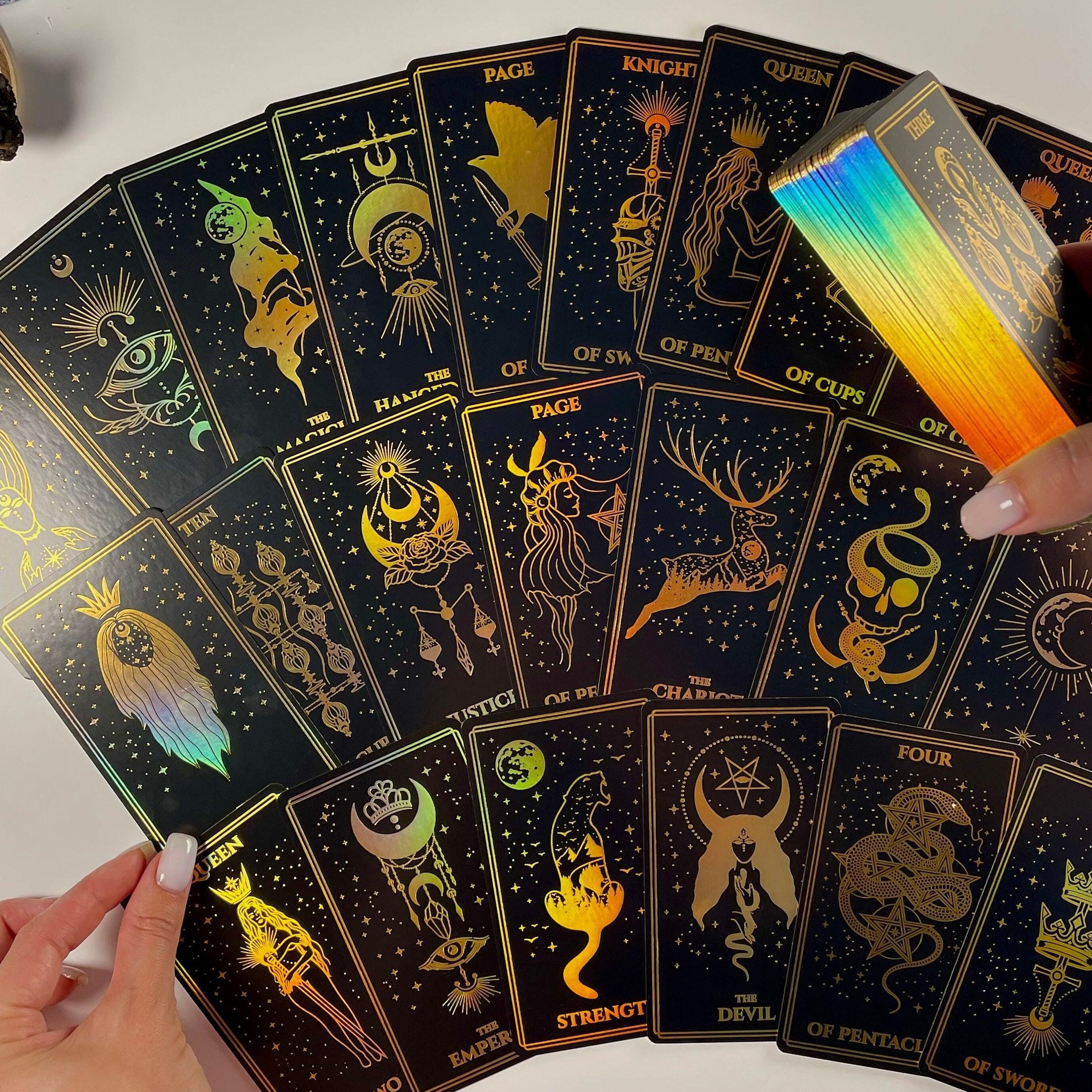 Black Mistyc Minimalistic Tarot Cards