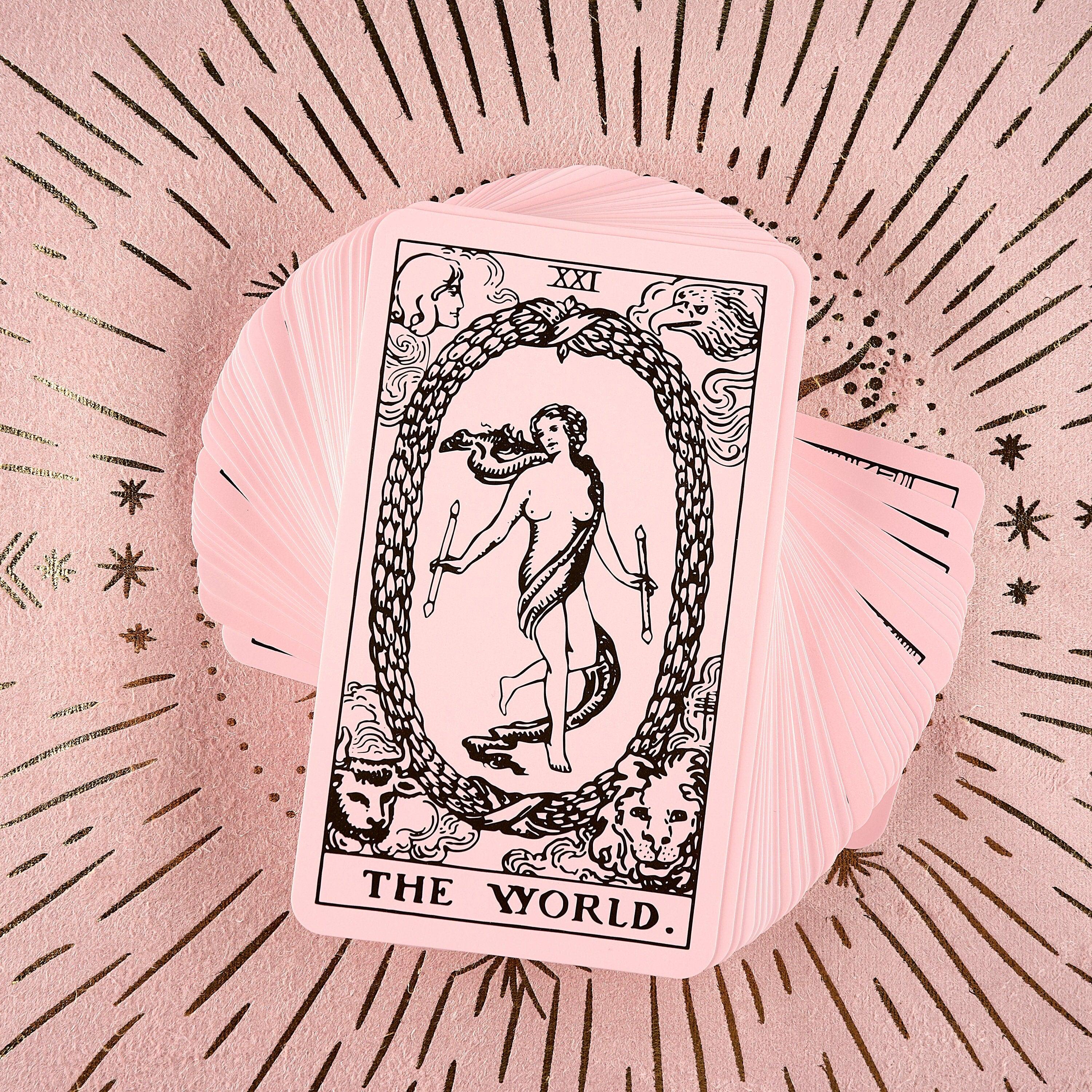 Pink Rider Tarot Cards