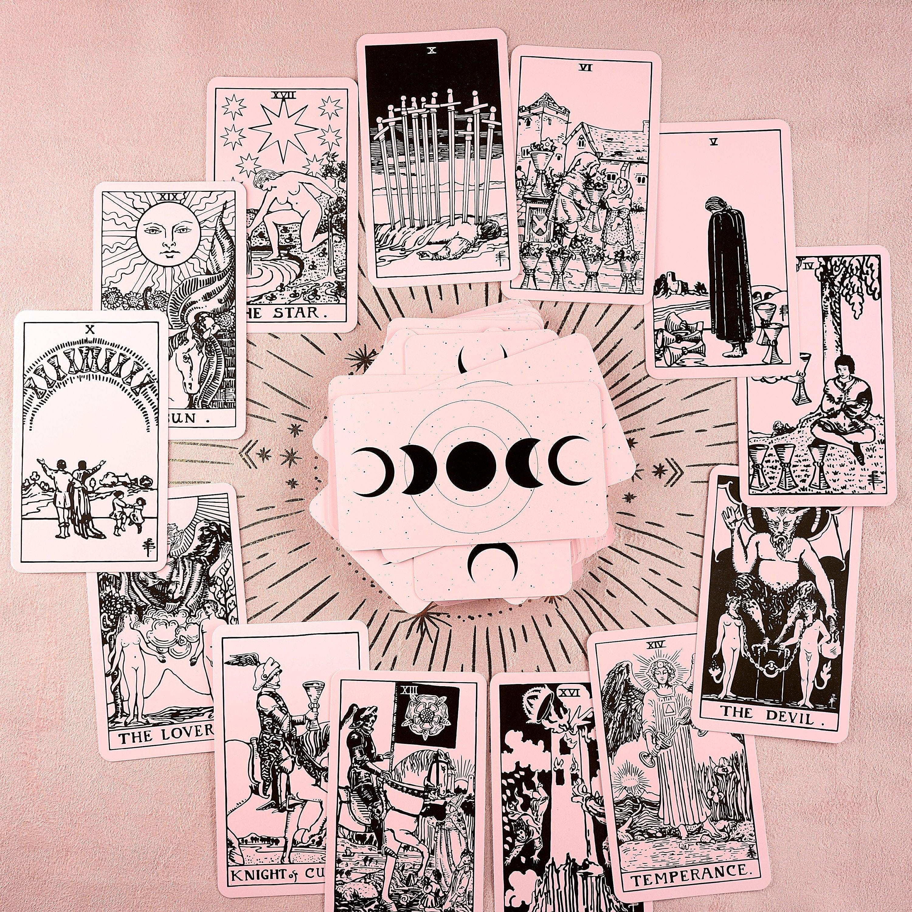 Pink Rider Tarot Cards