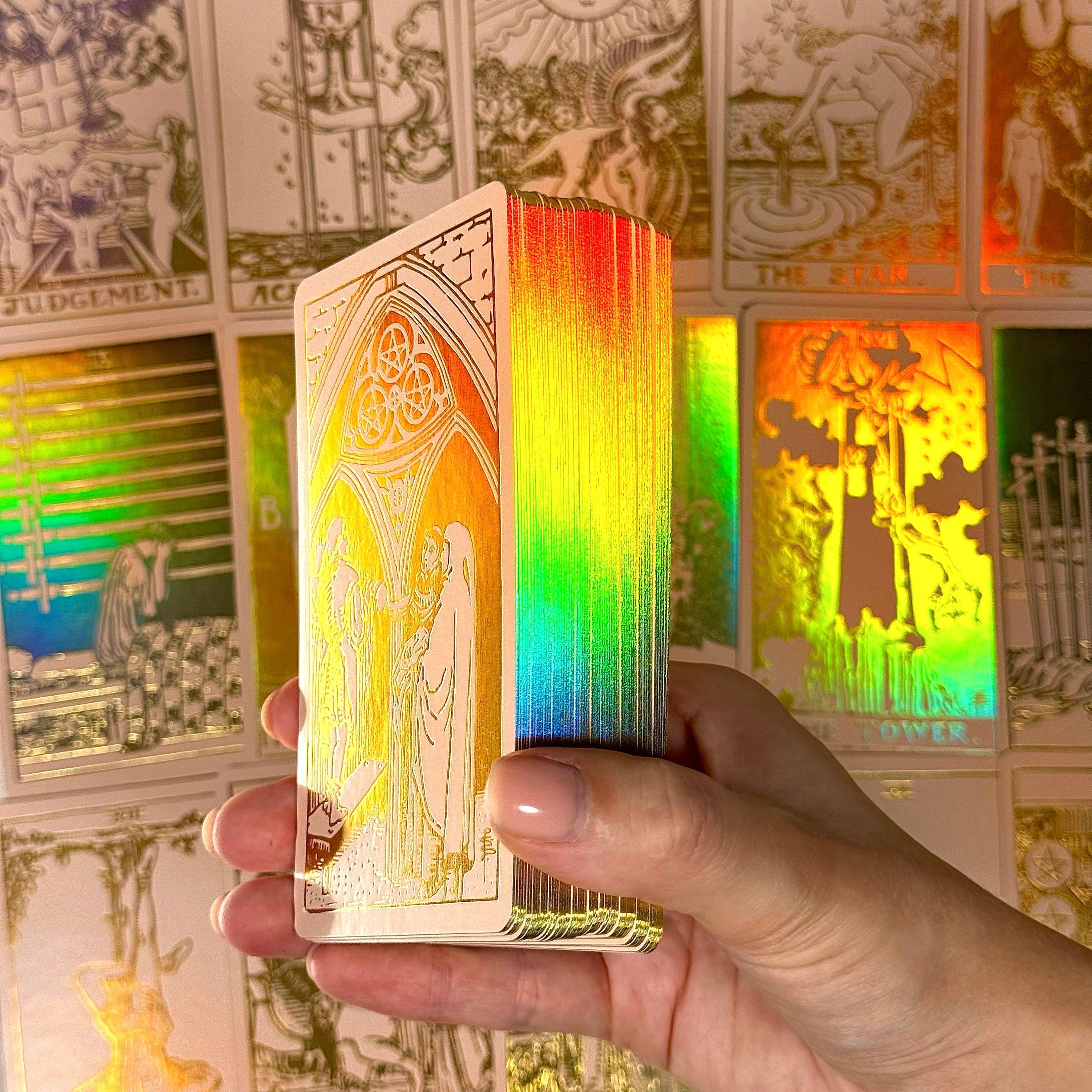 Pink Foil Tarot Cards