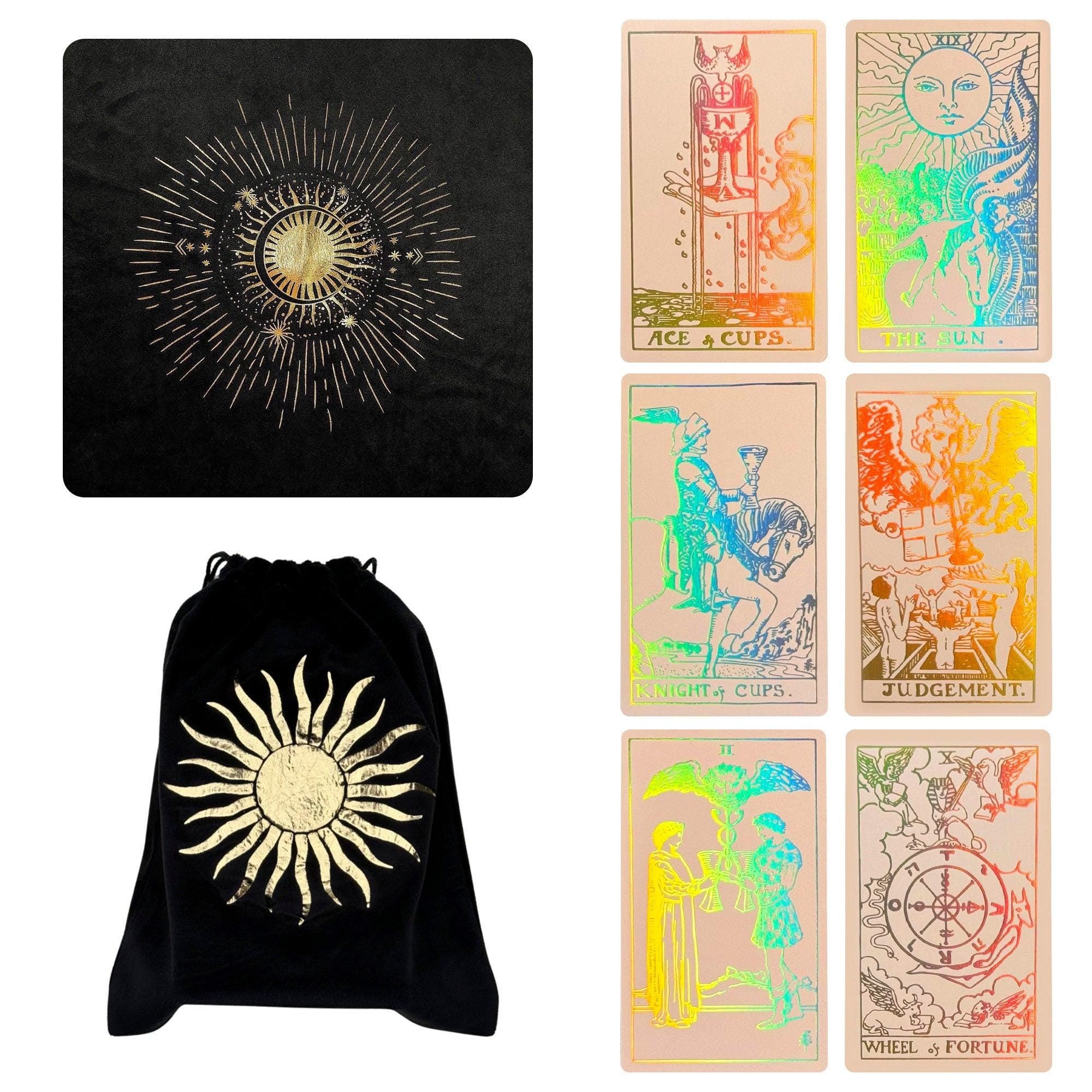 Pink Foil Tarot Cards