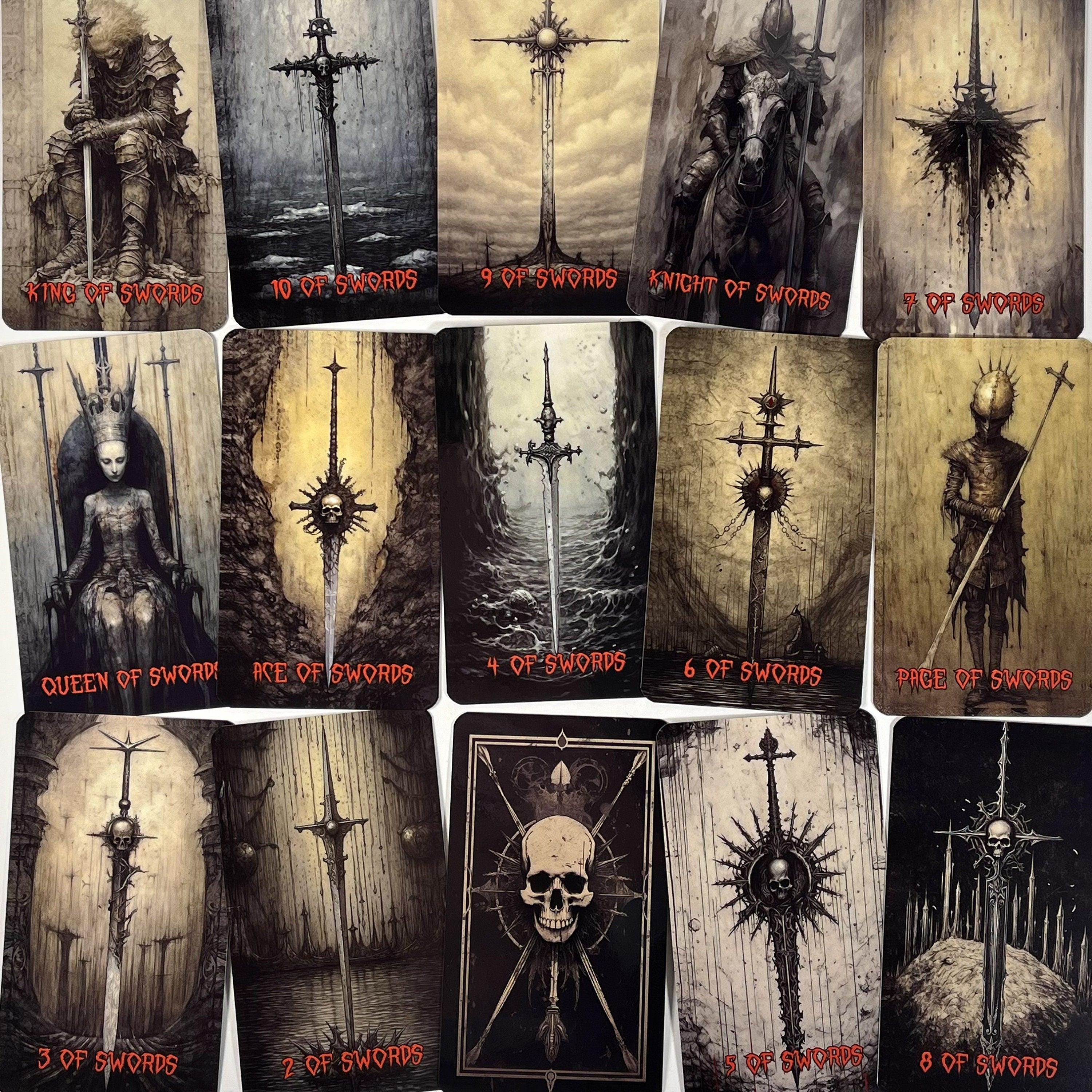 Horror Tarot Cards