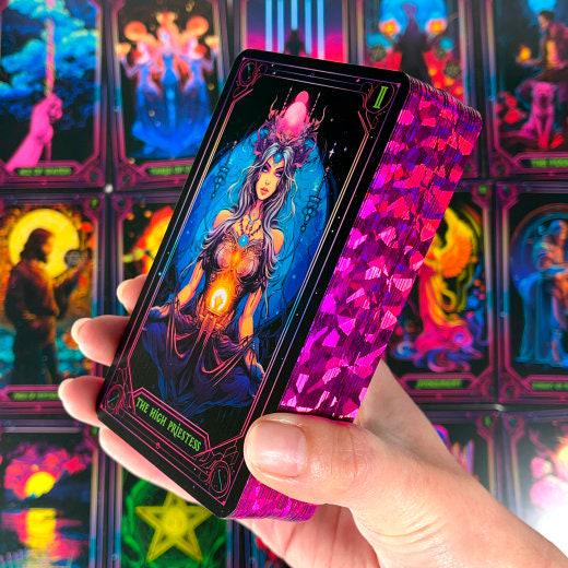 Neon Tarot Cards