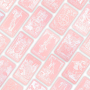 Pink White Tarot Cards