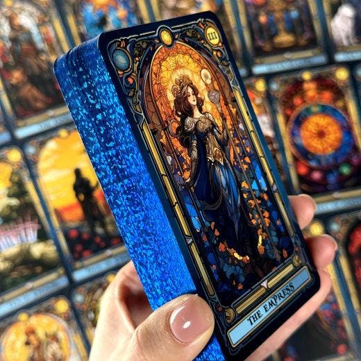 Stained Glass Tarot Cards