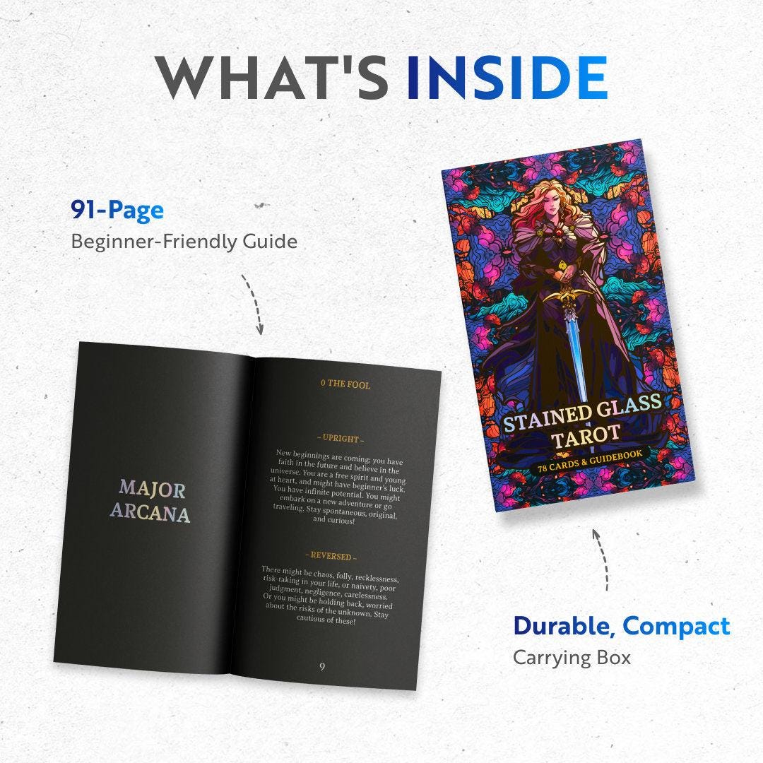 Stained Glass Tarot Cards