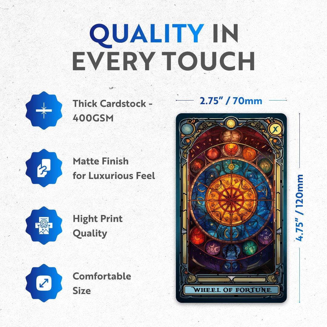 Stained Glass Tarot Cards