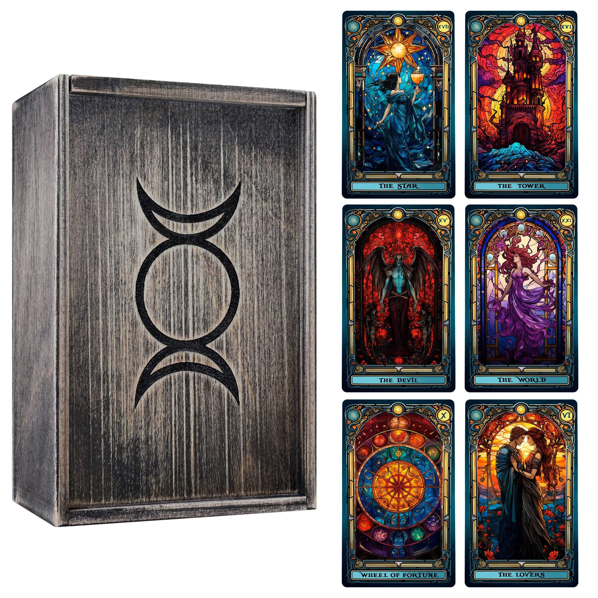 Stained Glass Tarot Cards