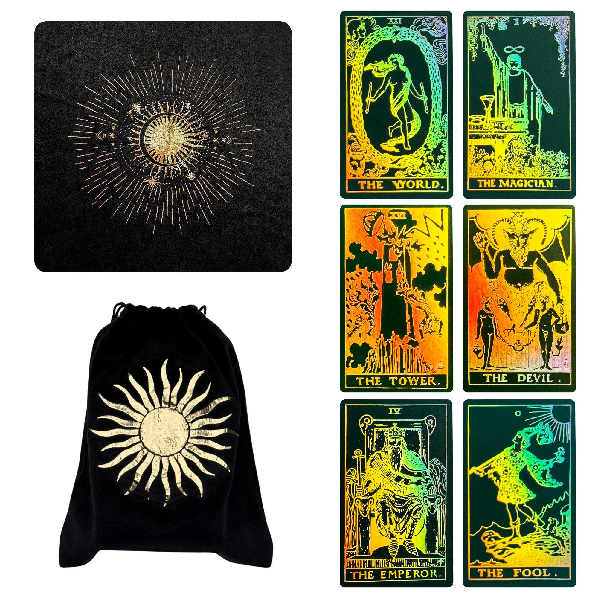 Green Foil Tarot Cards