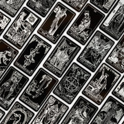 Black and White Rider Tarot Cards