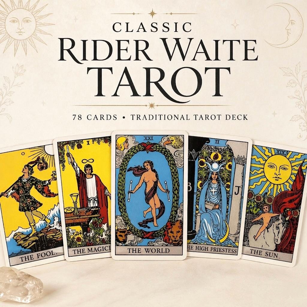 Classic Rider Waite Tarot Deck
