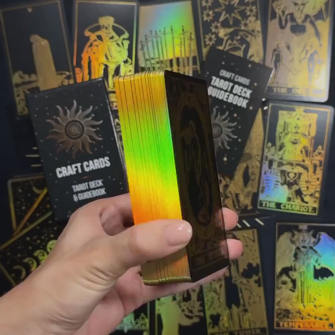 Load video: Rainbow Foil Tarot