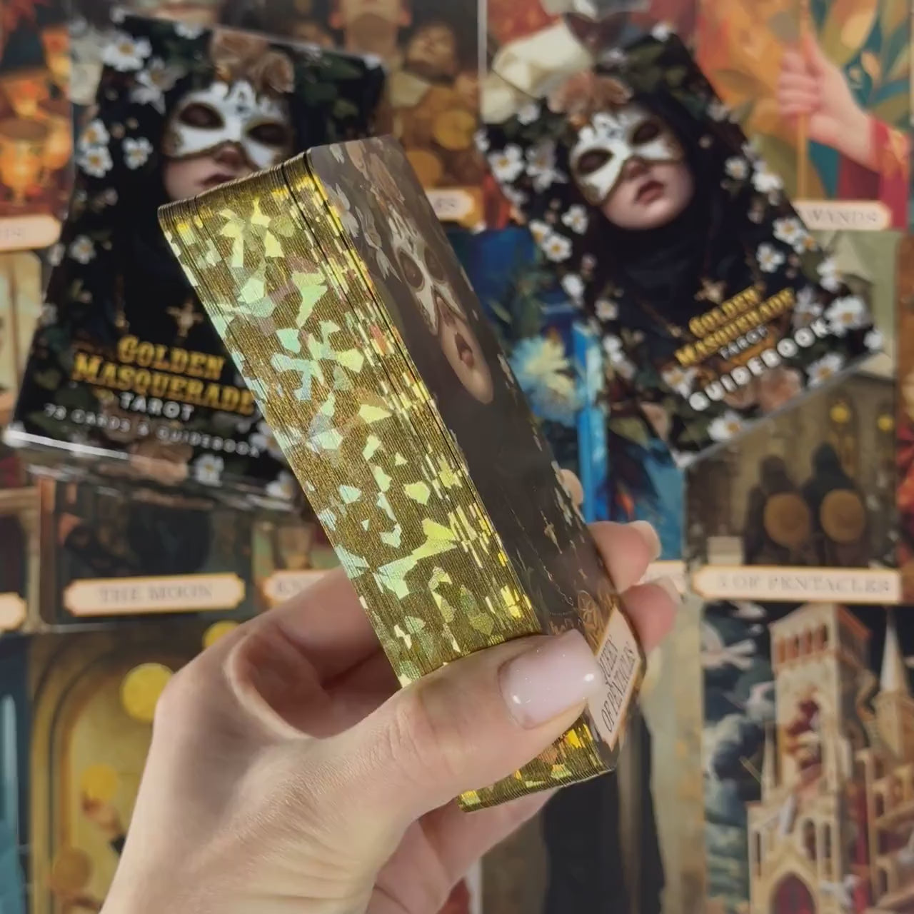 Load video: Golden Masquerade Tarot